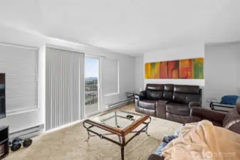 Tenants enjoy tons of natural light, a spacious living room, and each unit has a wood burning fireplace.