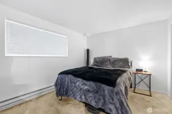 Bedrooms are generously sized and have great closets.