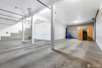 Wow! Secure garage with one car individual parking for each tenant and a building owner storage and supply room.