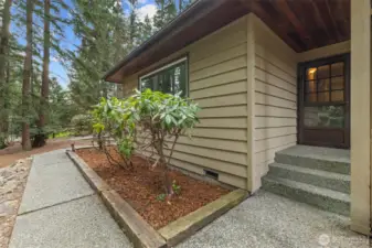 Front door facing road