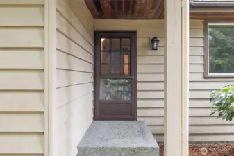 Front door entrance