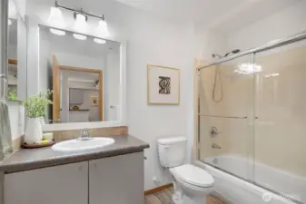 new bathroom hardware and lighting