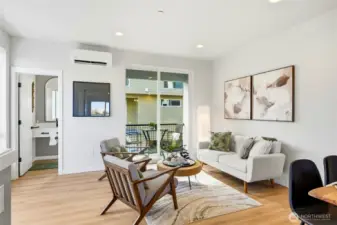 All homes have A/C to keep you nice and cool in the summer!