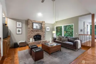 Enjoy the cozy gas fireplace for NW nights.