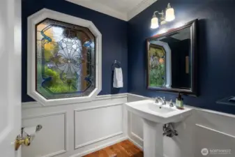 Main floor powder bathroom.