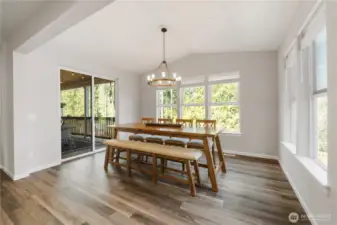 Picture is worth a thousand words...but here's a few more, "Check out the covered patio on this main floor."