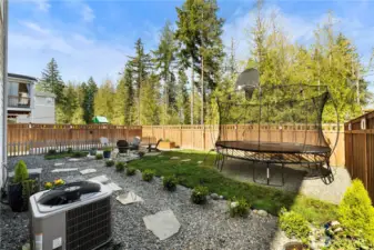 Home comes with air conditioning - a much appreciated benefit in the warm summer months to come!