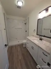Primary Bath with walk in shower