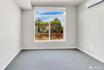 Entry level bedroom/office in homesite 2. This home features berber carpet with 8# pad! Carpet areas: Stairs, bedrooms. Entire Living/Kitchen/Dining is LVP!