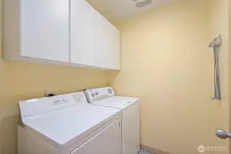 Laundry room on main