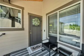 This custom built home is located on over half an acre.