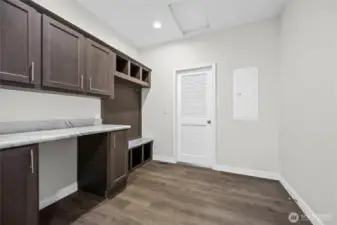 Utility Room off Kitchen & Garage