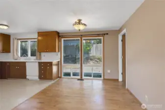 Lots of natural light
