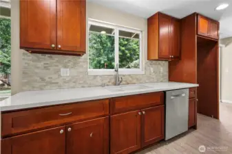 Tile backsplash