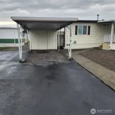 Carport area