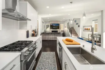 Hardwood floors throughout main level