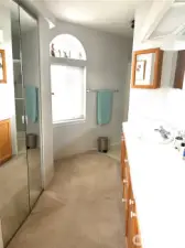 Main bathroom with beautiful window