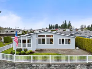 View of the back of the home