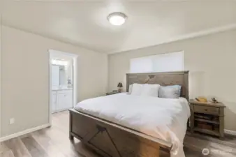 Primary Bedroom with 3/4 bath.