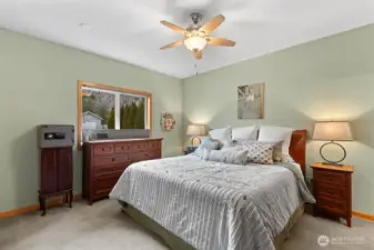 Main floor primary bedroom.