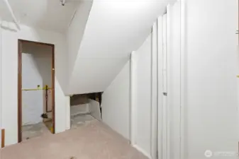 Bonus room downstairs - perfect for pantry, mudroom as it's right off the garage.