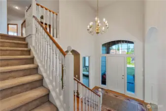 Stairs leading to your 4 bedrooms