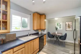 Kitchen Virtually Staged