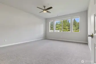 Primary bedroom without furniture