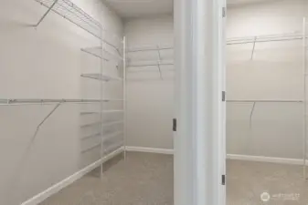 Primary closets