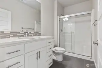 Main floor hall bath
