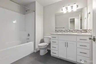 Upper hall bath