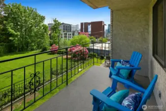 Gorgeous patio view