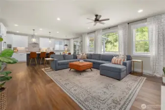 Enhanced interior trim package featuring wrapped windows & full height baseboards