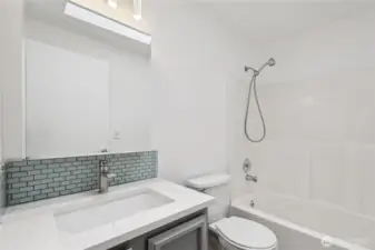 Second bathroom upstairs