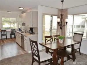 Dining Area and Kitchen.