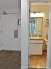 Entry and 1/2-bath.
