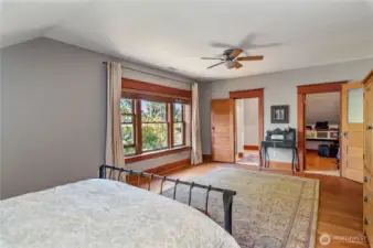 Room enough to create a sitting area.