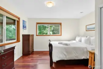 2nd Bedroom/ French doors / Main floor