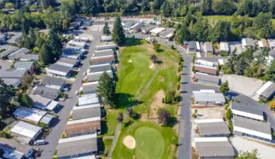 Golf View, locateed at the end of the long golf green