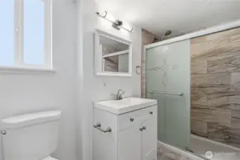 Main house: Main floor bathroom.