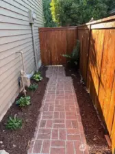 Pavers to Basement Entry