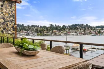 Dining Area off the Main Floor Deck