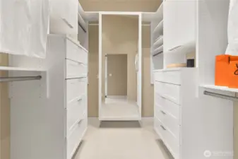 Primary Walk in Closet