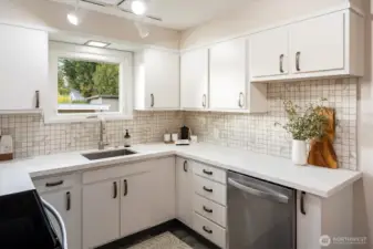 New dishwasher (2026) completes this updated kitchen.