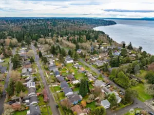 On 11th Ave NW in Broadview, we are much closer to Carkeek Park and Puget Sound.