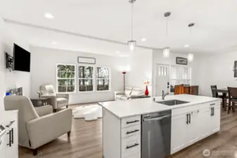 Easy Entertainment Space with Water Views