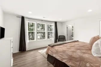 Primary Bedroom with Water Views