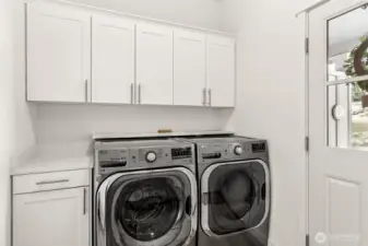 Laundry Room Complete with Storage - Washer/Dryer not Included