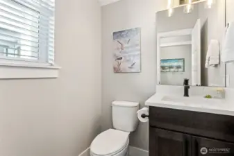 Down stairs guest bathroom