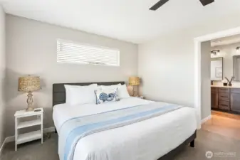 Easy access to private bathroom